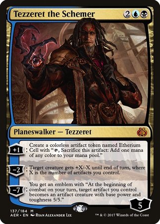 Tezzeret the Schemer [Aether Revolt] | Exor Games New Glasgow