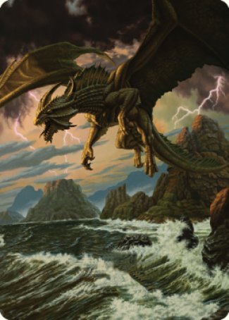 Ancient Bronze Dragon Art Card (03) [Commander Legends: Battle for Baldur's Gate Art Series] | Exor Games New Glasgow