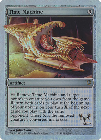 Time Machine (Alternate Foil) [Unhinged] | Exor Games New Glasgow