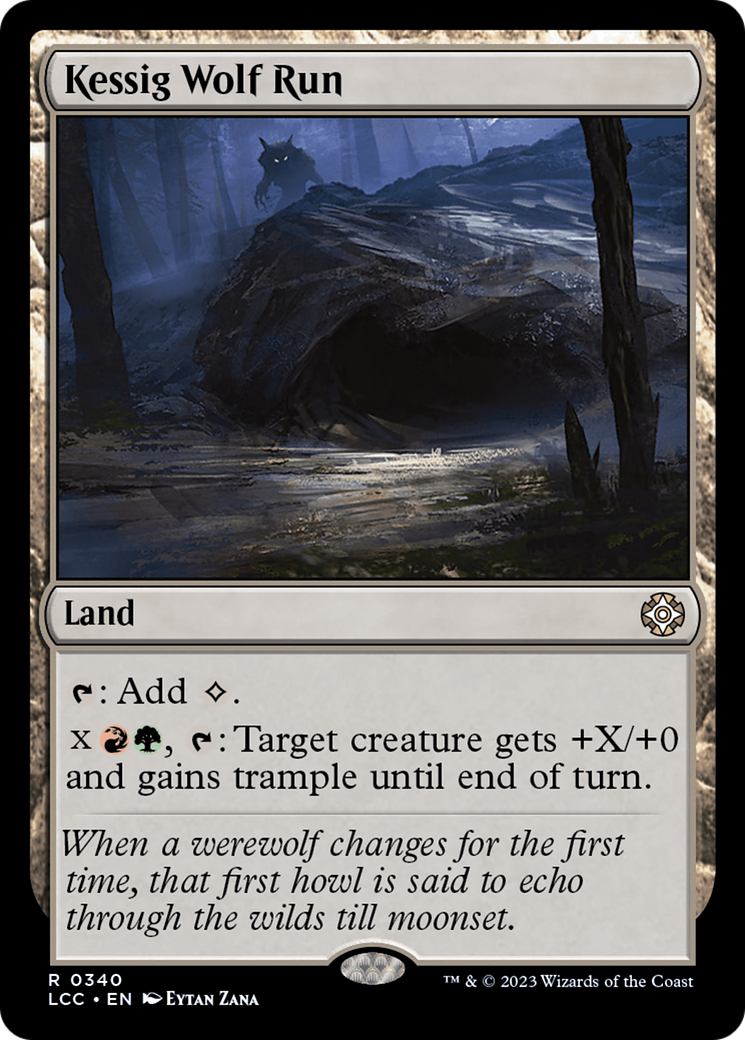 Kessig Wolf Run [The Lost Caverns of Ixalan Commander] | Exor Games New Glasgow