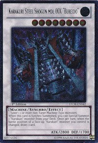 Karakuri Steel Shogun mdl 00X "Bureido" (UTR) [STOR-EN042] Ultimate Rare | Exor Games New Glasgow