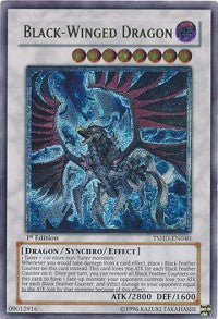 Black-Winged Dragon (UTR) [TSHD-EN040] Ultimate Rare | Exor Games New Glasgow