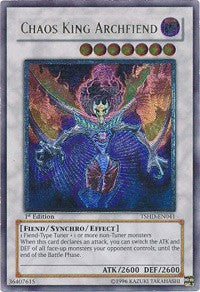 Chaos King Archfiend (UTR) [TSHD-EN041] Ultimate Rare | Exor Games New Glasgow