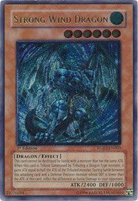 Strong Wind Dragon (UTR) [RGBT-EN003] Ultimate Rare | Exor Games New Glasgow