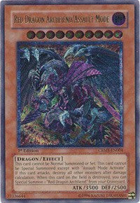 Red Dragon Archfiend/Assault Mode (UTR) [CRMS-EN004] Ultimate Rare | Exor Games New Glasgow