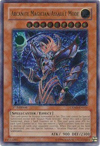 Arcanite Magician/Assault Mode (UTR) [CRMS-EN021] Ultimate Rare | Exor Games New Glasgow