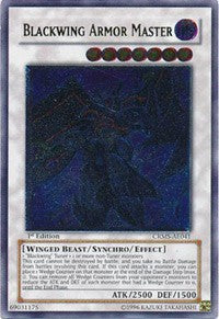 Blackwing Armor Master (UTR) [CRMS-EN041] Ultimate Rare | Exor Games New Glasgow