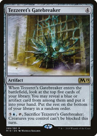 Tezzeret's Gatebreaker [Core Set 2019] | Exor Games New Glasgow