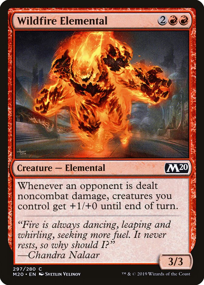 Wildfire Elemental [Core Set 2020] | Exor Games New Glasgow