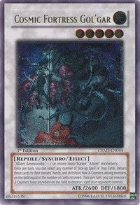 Cosmic Fortress Gol'Gar (UTR) [CRMS-EN044] Ultimate Rare | Exor Games New Glasgow