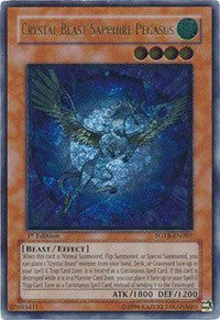 Crystal Beast Sapphire Pegasus (UTR) [FOTB-EN007] Ultimate Rare | Exor Games New Glasgow