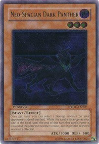 Neo-Spacian Dark Panther (UTR) [POTD-EN005] Ultimate Rare | Exor Games New Glasgow