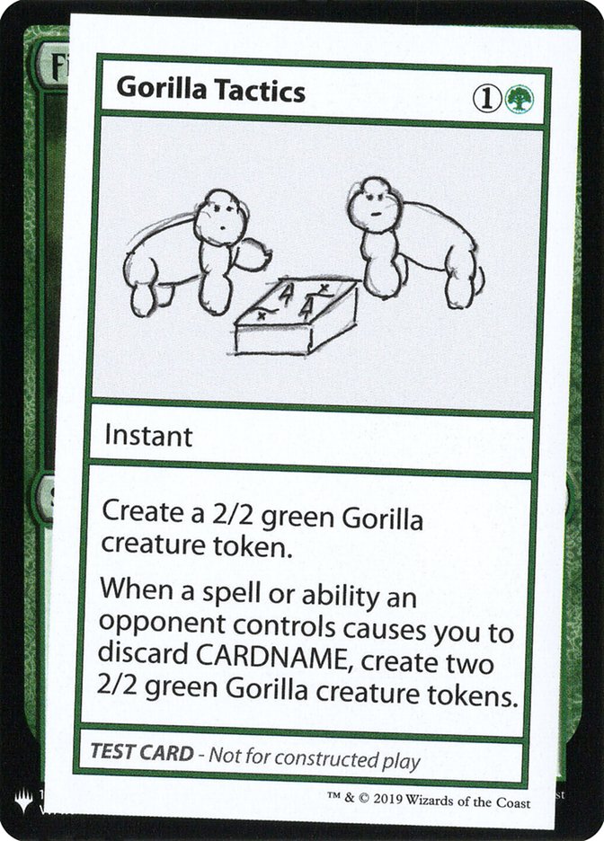 Gorilla Tactics [Mystery Booster Playtest Cards] | Exor Games New Glasgow