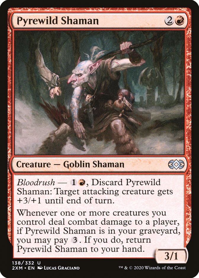 Pyrewild Shaman [Double Masters] | Exor Games New Glasgow