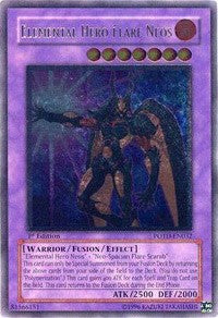 Elemental Hero Flare Neos (UTR) [POTD-EN032] Ultimate Rare | Exor Games New Glasgow