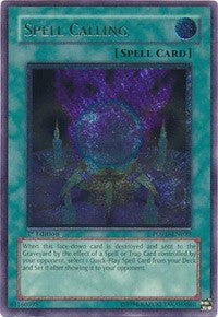 Spell Calling (UTR) [POTD-EN039] Ultimate Rare | Exor Games New Glasgow