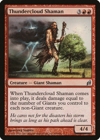 Thundercloud Shaman [Lorwyn] | Exor Games New Glasgow
