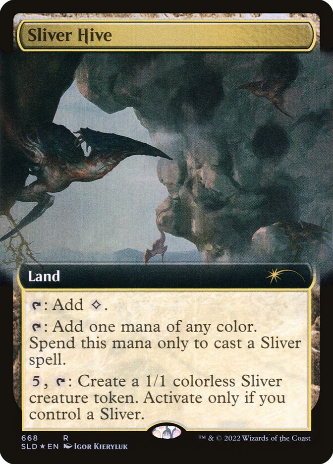 Sliver Hive (Extended Art) [Secret Lair Drop Promos] | Exor Games New Glasgow