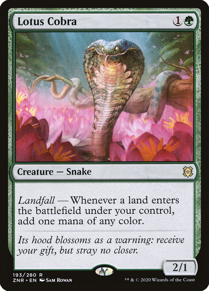 Lotus Cobra [Zendikar Rising] | Exor Games New Glasgow