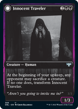 Innocent Traveler // Malicious Invader [Innistrad: Double Feature] | Exor Games New Glasgow