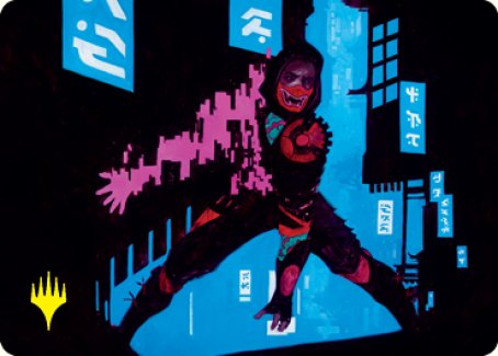Return to Action Art Card (Gold-Stamped Signature) [Kamigawa: Neon Dynasty Art Series] | Exor Games New Glasgow