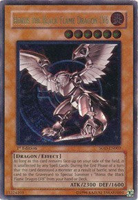 Horus the Black Flame Dragon LV6 (UTR) [SOD-EN007] Ultimate Rare | Exor Games New Glasgow