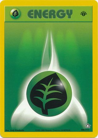 Grass Energy (108/111) [Neo Genesis Unlimited] | Exor Games New Glasgow