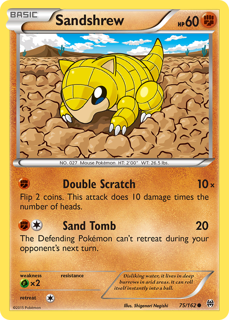 Sandshrew (75/162) [XY: BREAKthrough] | Exor Games New Glasgow