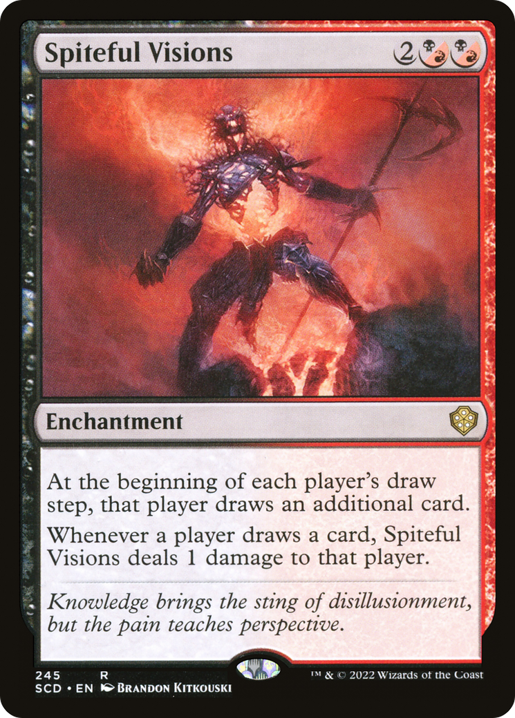 Spiteful Visions [Starter Commander Decks] | Exor Games New Glasgow