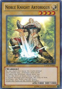 Noble Knight Artorigus [GAOV-EN000] Super Rare | Exor Games New Glasgow