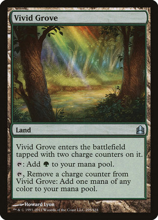 Vivid Grove [Commander 2011] | Exor Games New Glasgow