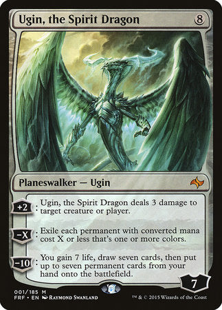 Ugin, the Spirit Dragon [Fate Reforged] | Exor Games New Glasgow