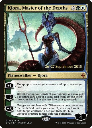 Kiora, Master of the Depths [Battle for Zendikar Promos] | Exor Games New Glasgow