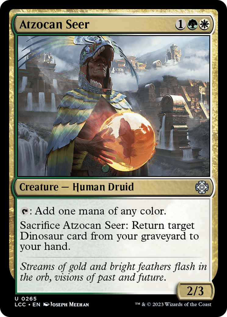 Atzocan Seer [The Lost Caverns of Ixalan Commander] | Exor Games New Glasgow