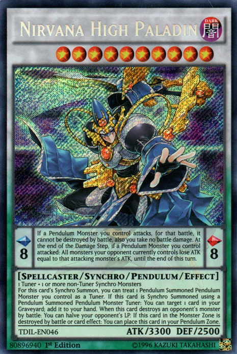 Nirvana High Paladin [TDIL-EN046] Secret Rare | Exor Games New Glasgow