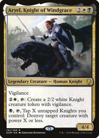 Aryel, Knight of Windgrace [Dominaria] | Exor Games New Glasgow