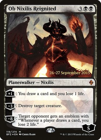 Ob Nixilis Reignited [Battle for Zendikar Promos] | Exor Games New Glasgow