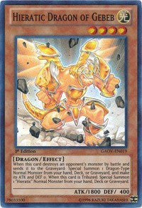 Hieratic Dragon of Gebeb [GAOV-EN019] Super Rare | Exor Games New Glasgow