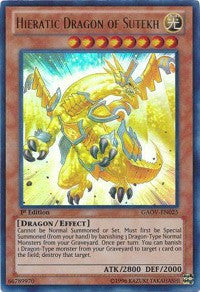 Hieratic Dragon of Sutekh [GAOV-EN025] Ultra Rare | Exor Games New Glasgow