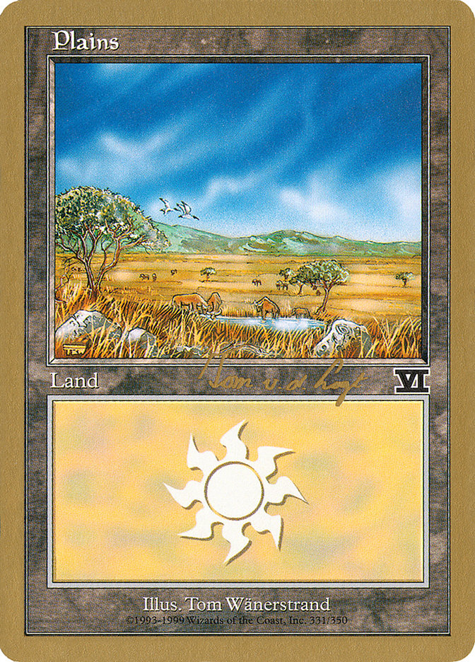 Plains (tvdl331) (Tom van de Logt) [World Championship Decks 2000] | Exor Games New Glasgow