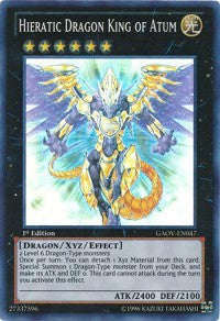 Hieratic Dragon King of Atum [GAOV-EN047] Super Rare | Exor Games New Glasgow