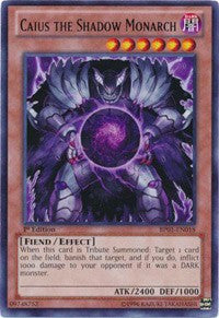 Caius the Shadow Monarch [BP01-EN018] Rare | Exor Games New Glasgow