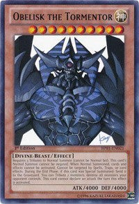 Obelisk the Tormentor [BP01-EN021] Rare | Exor Games New Glasgow