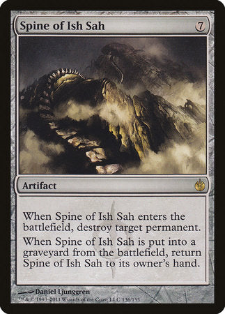 Spine of Ish Sah [Mirrodin Besieged] | Exor Games New Glasgow
