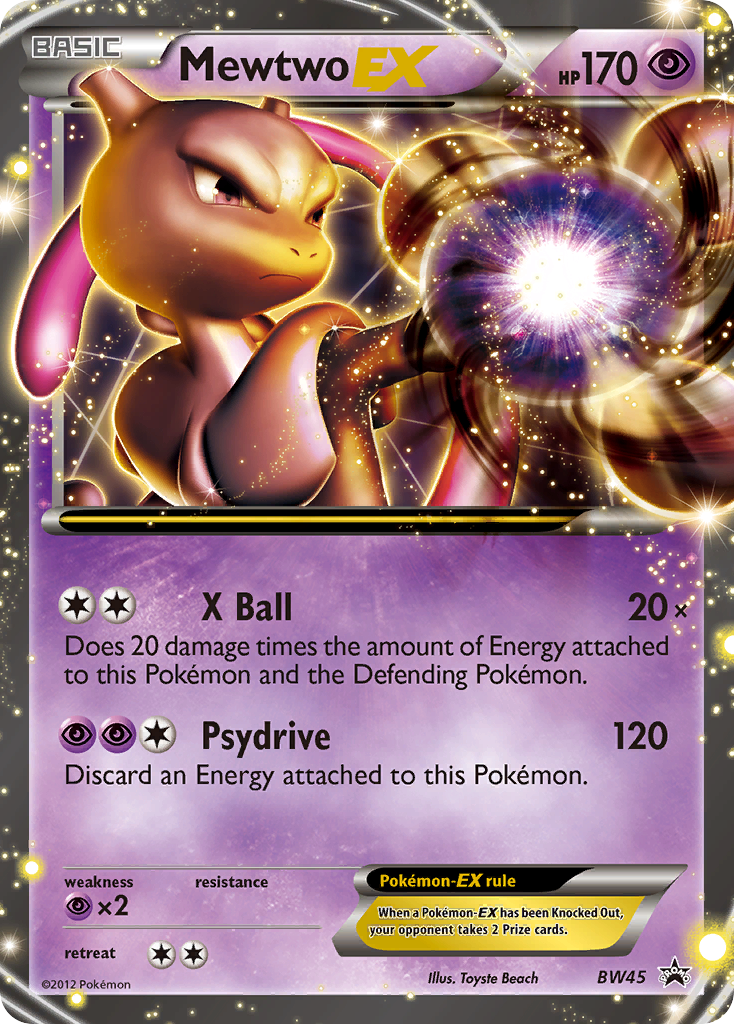 Mewtwo EX (BW45) [Black & White: Black Star Promos] | Exor Games New Glasgow