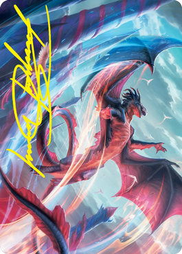 Galazeth Prismari Art Card (Gold-Stamped Signature) [Strixhaven: School of Mages Art Series] | Exor Games New Glasgow