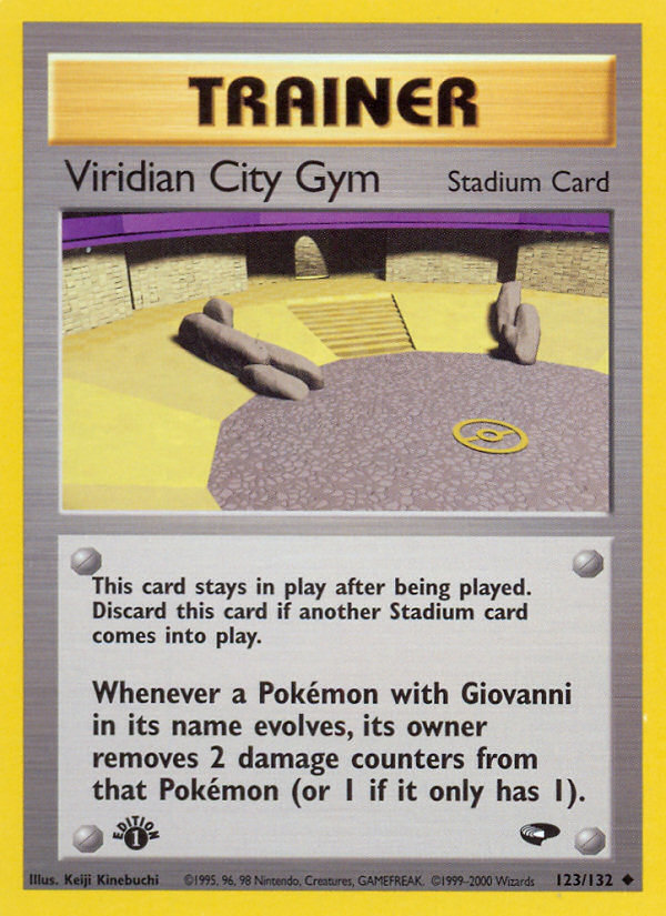 Viridian City Gym (123/132) [Gym Challenge 1st Edition] | Exor Games New Glasgow