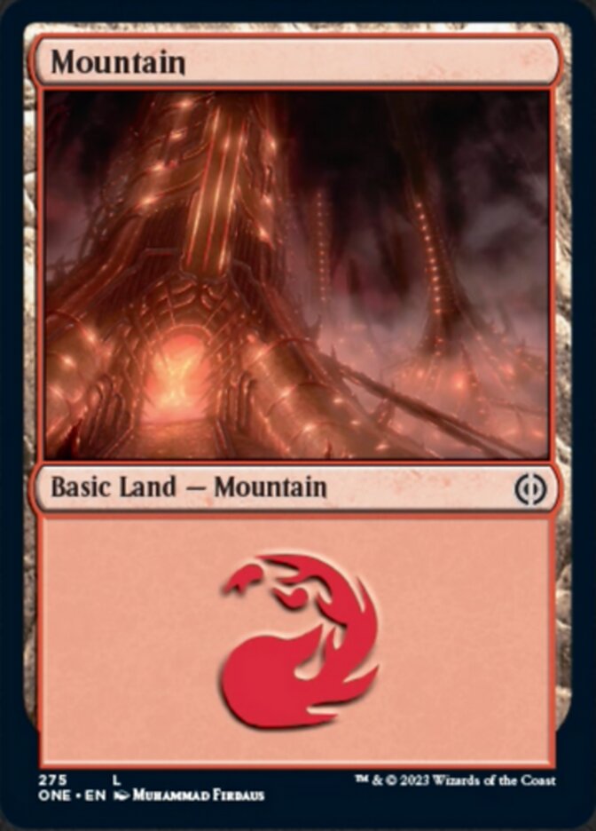 Mountain (275) [Phyrexia: All Will Be One] | Exor Games New Glasgow