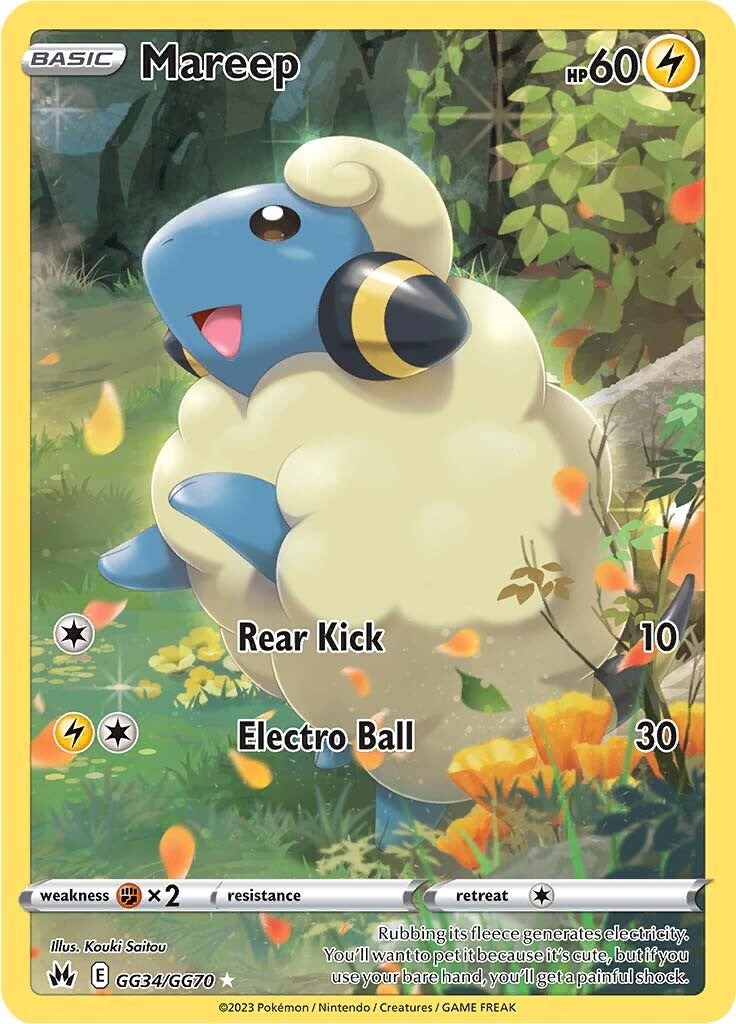 Mareep (GG34/GG70) [Sword & Shield: Crown Zenith] | Exor Games New Glasgow