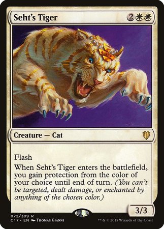 Seht's Tiger [Commander 2017] | Exor Games New Glasgow